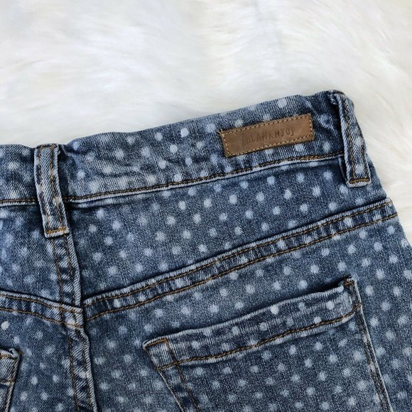 Blank NYC Polka Dots Denim Shorts - Picture 4 of 8